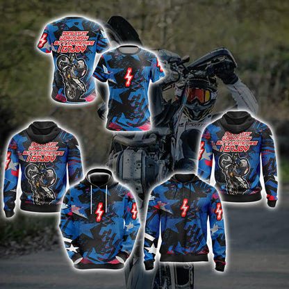 StuntBike Doing Stunt Woah Is Risky But It's Something I Enjoy Unisex 3D T-shirt