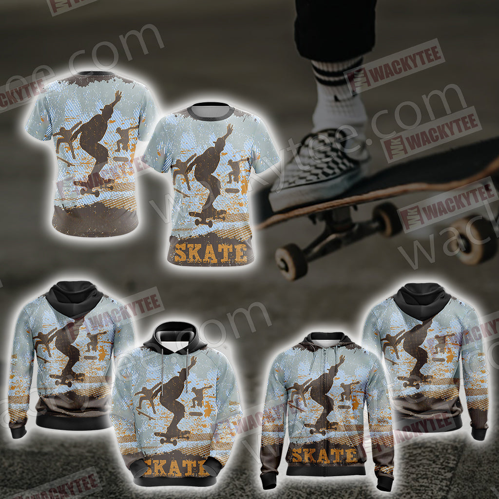 Skateboarding New Style Unisex 3D T-shirt