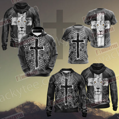 Christian - Fear Not For Jesus The Lion Of Judah Has Triumphed Unisex Zip Up Hoodie Jacket
