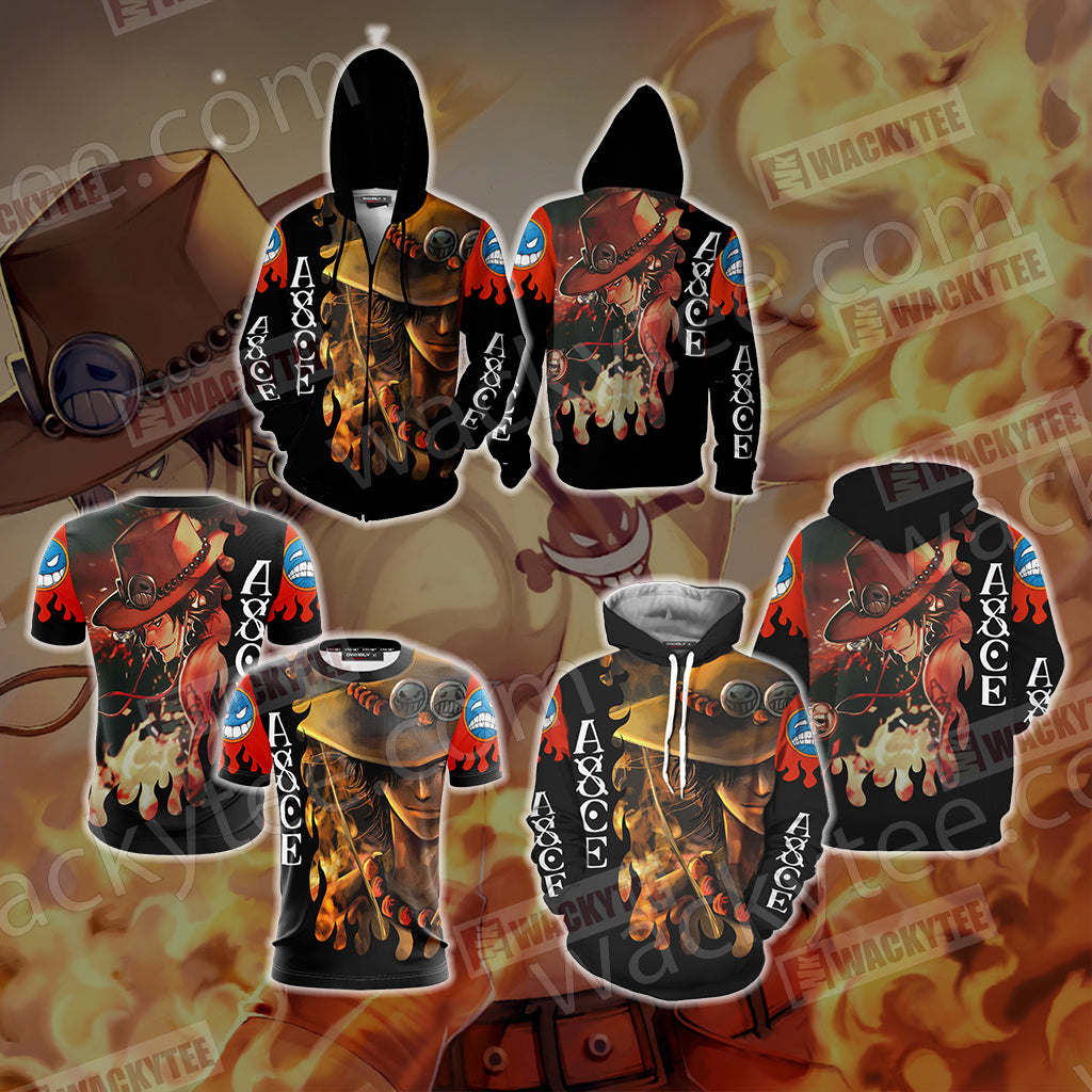 One Piece - Ace New Look Unisex 3D T-shirt