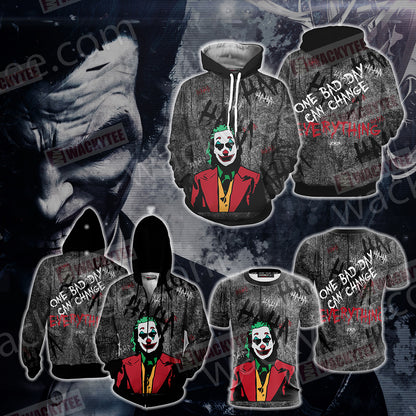 Joker - One bad day can change everything Unisex 3D T-shirt
