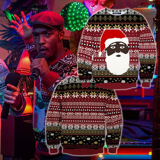 The Night Before (2015) Chris Cosplay Ugly Christmas 3D Sweater 4XL