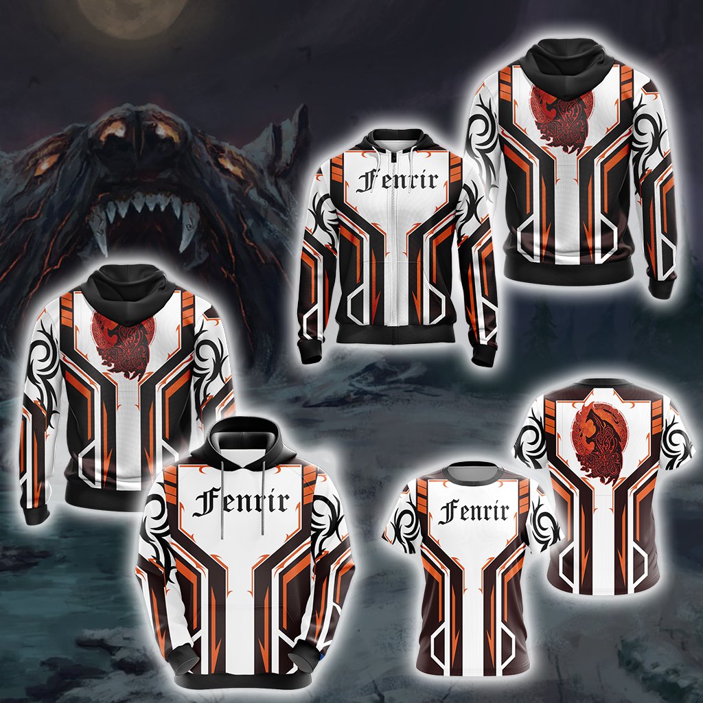 North Wolf Fenrir Unisex Zip Up Hoodie