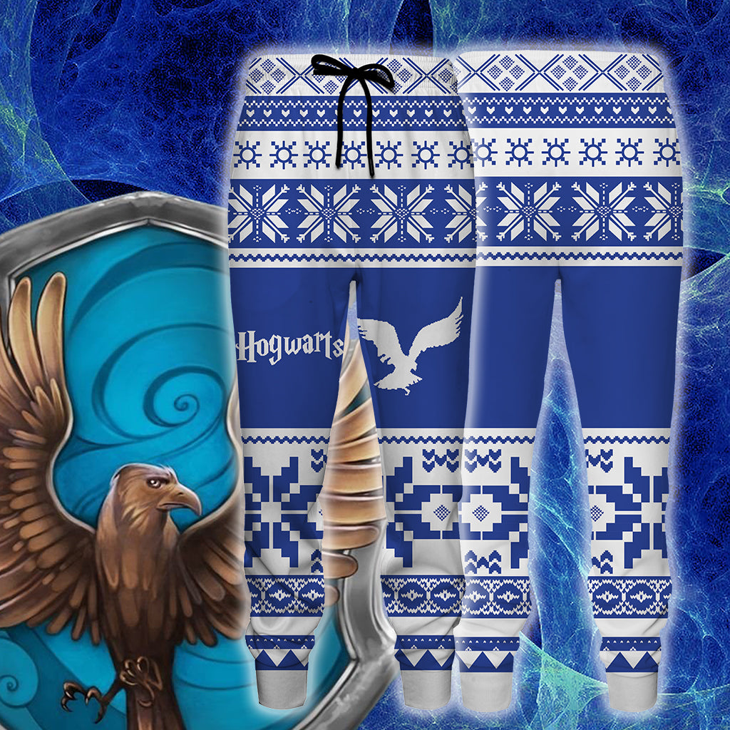 The Ravenclaw Eagle Harry Potter Ugly Christmas Jogging Pants