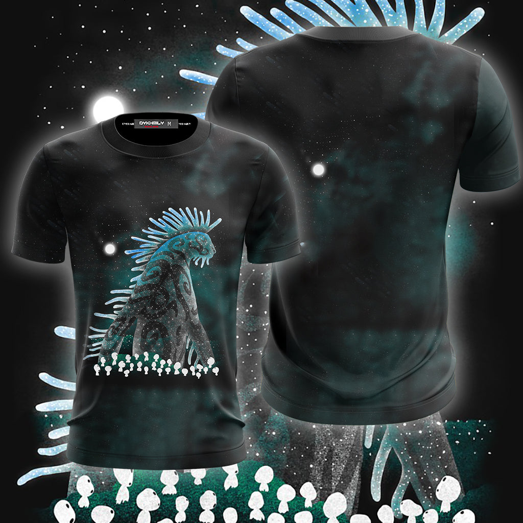 Princess Mononoke Nightwalker Unisex 3D T-shirt T-shirt