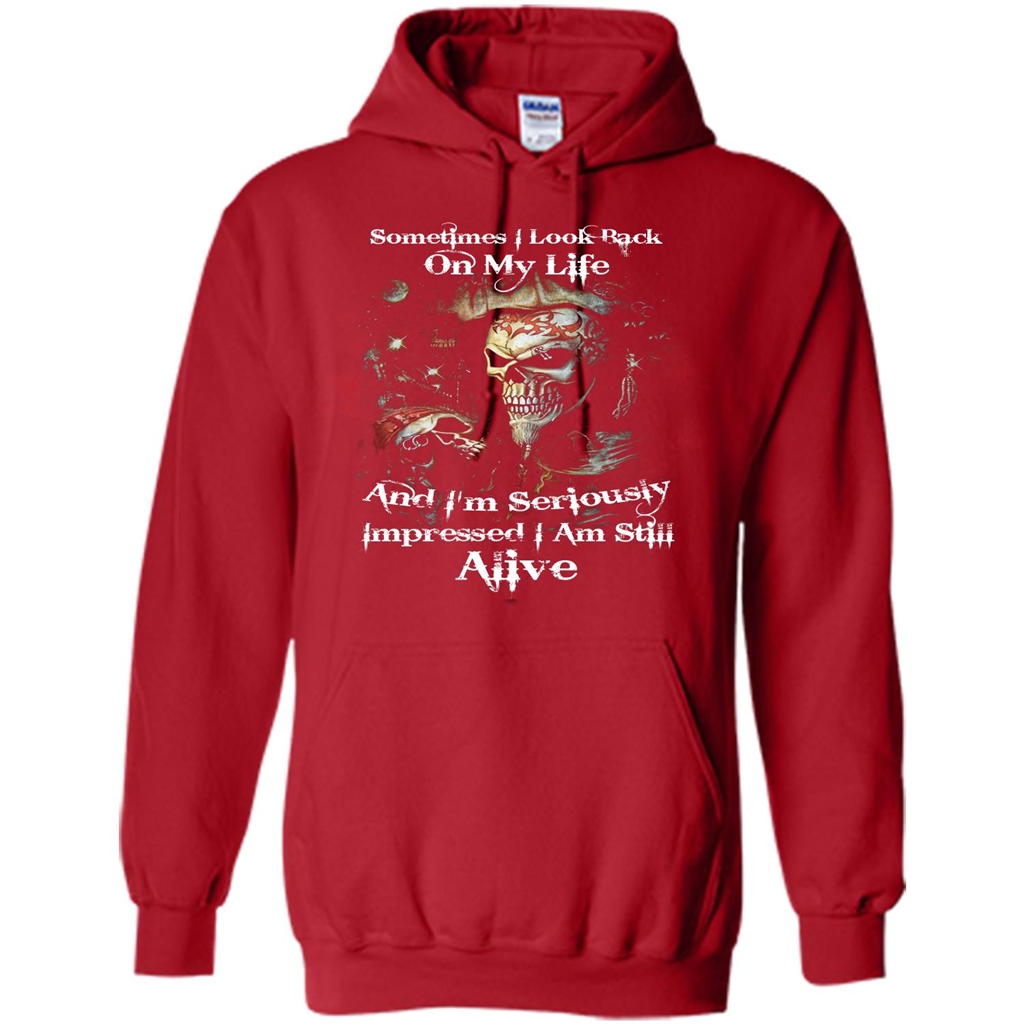 Funny T-shirt I'm Seriously Impressed I Am Still Alive Cool T-shirt Red