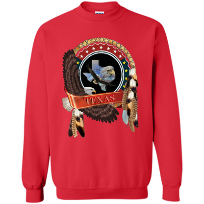 Dream Catcher Texas Art T-shirt Red