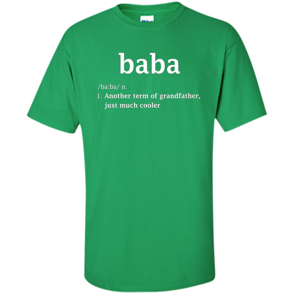 Fathers Day T-shirt Baba Definition Irish Green