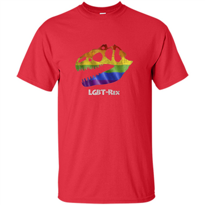 LGBTQ Pride T-shirt LGBT-Rex Red
