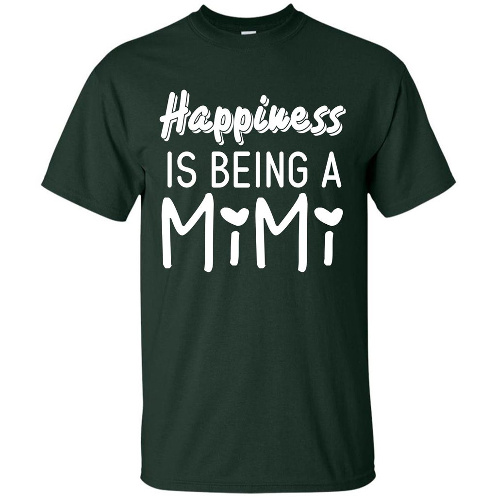 Mimi T-shirt Happiness Is Being A Mimi Forest Green