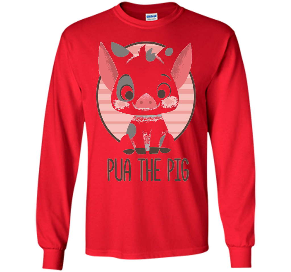 Disney Moana Pua The Pig T-shirt Red