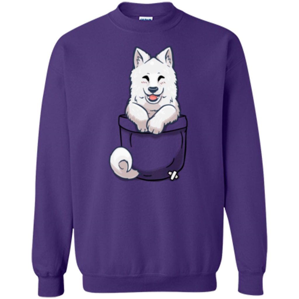 Pocket Samoyed T-shirt Cute Samoyed tshirt