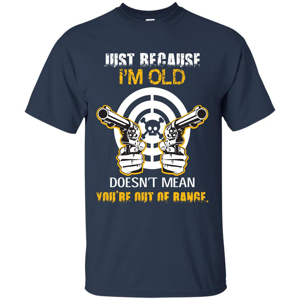 Old Man T-shirt Just Because I’m Old Doesn’t Mean T-shirt Navy