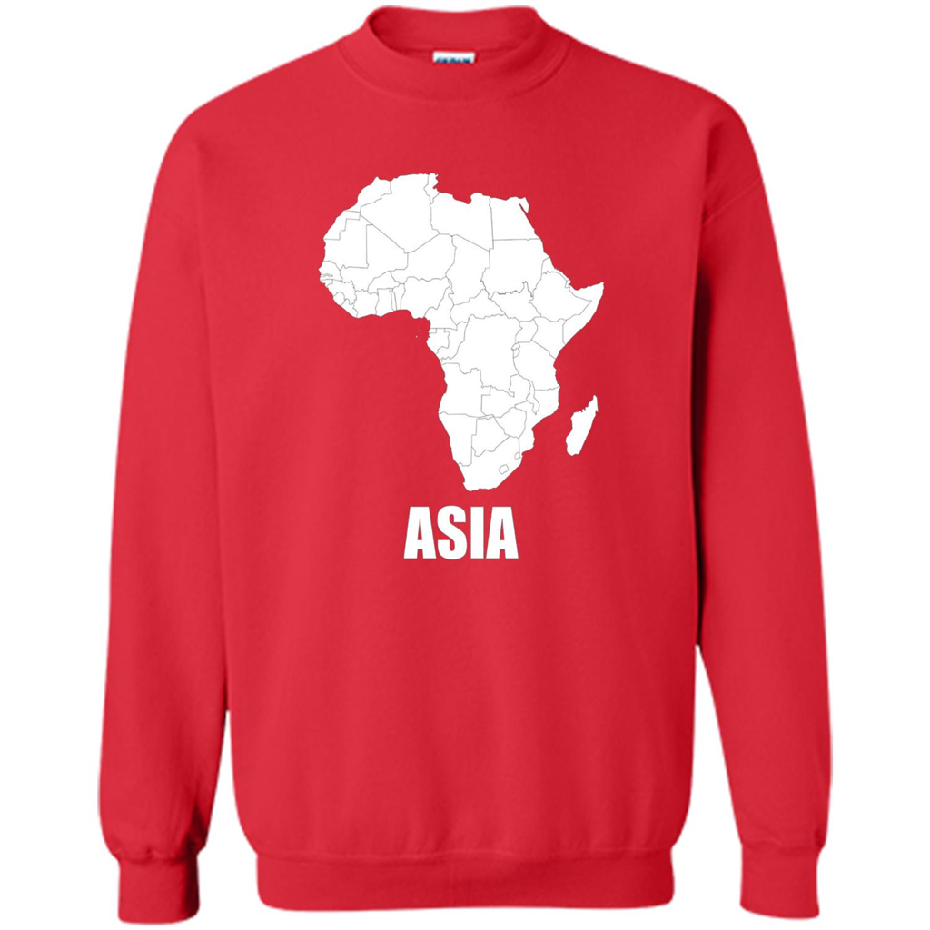 Africa Asia Funny t-shirts - Humor T-shirts Red