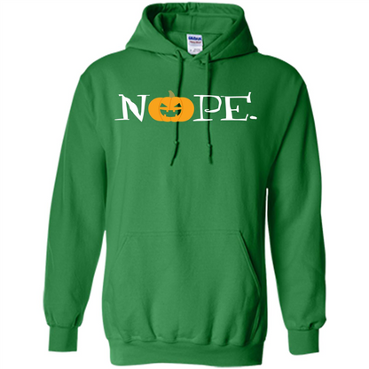 Halloween T-shirt Nope T-shirt Irish Green