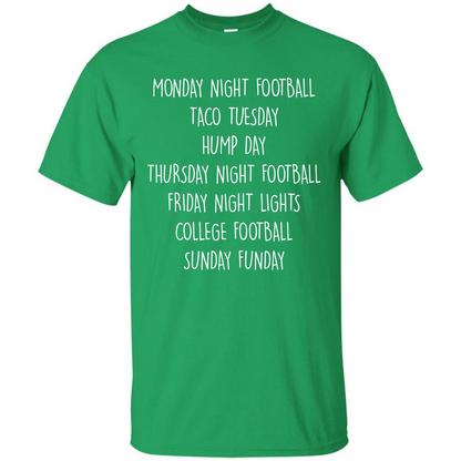 Football T-shirt Monday Night Football Taco Tuesday Irish Green