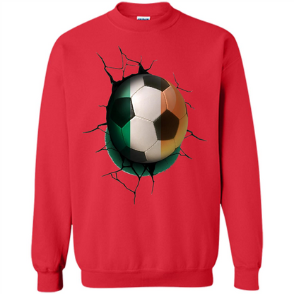 Ireland Football Soccer T-shirt Red