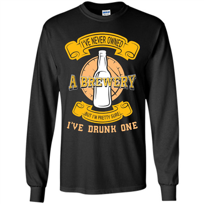 Beer T-shirt I've Never Owned A Brewery But I’m Pretty Sure Orange