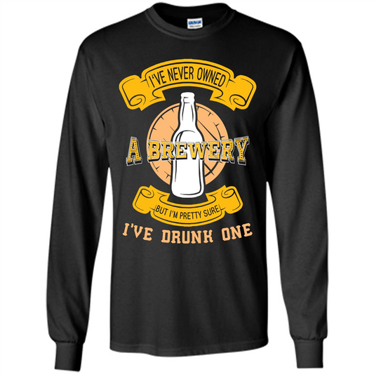 Beer T-shirt I've Never Owned A Brewery But I’m Pretty Sure Orange