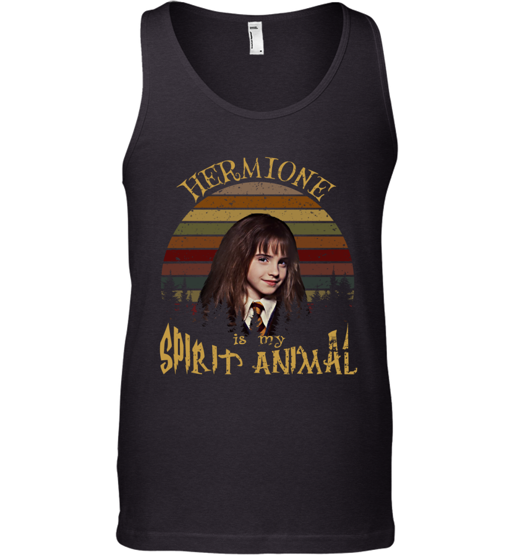 Hermione Is My Spirit Animal Harry Potter Fan Tank Top Tank Top Black