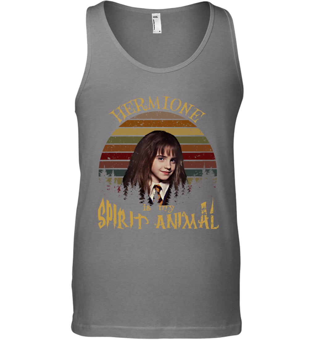 Hermione Is My Spirit Animal Harry Potter Fan Tank Top Tank Top Graphite Heather