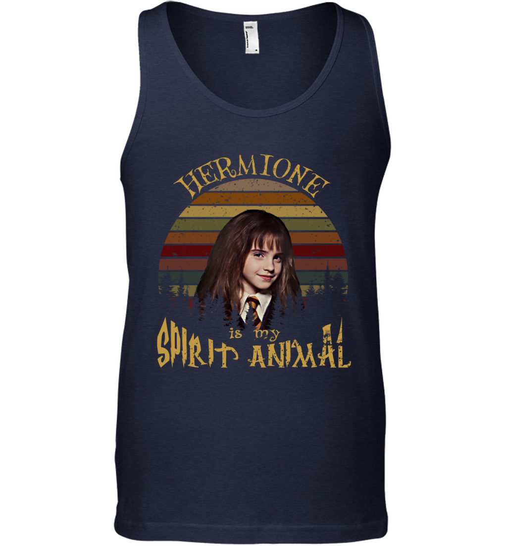 Hermione Is My Spirit Animal Harry Potter Fan Tank Top Tank Top Navy