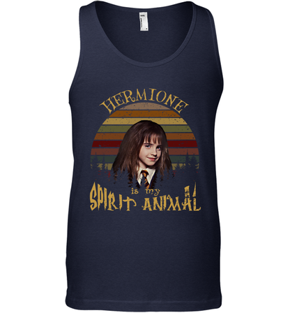 Hermione Is My Spirit Animal Harry Potter Fan Tank Top Tank Top Navy