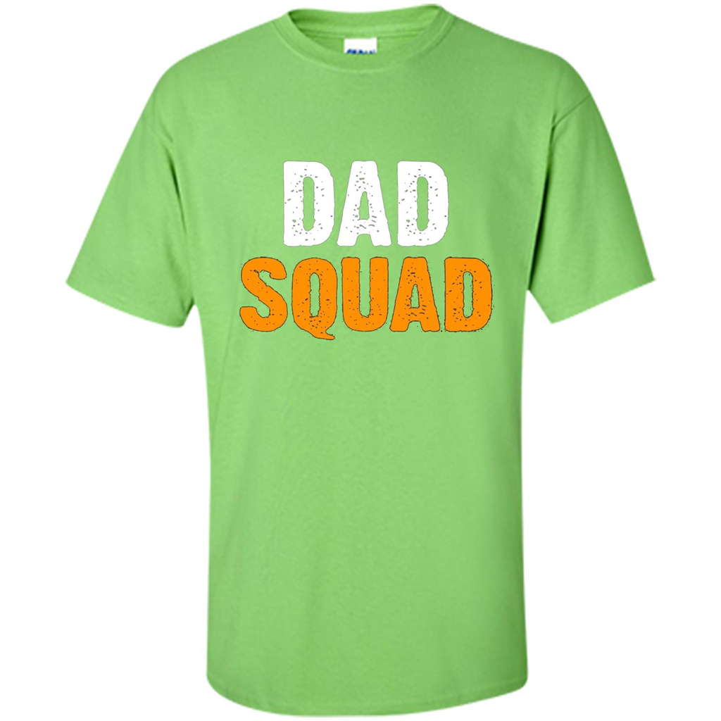 Fathers day T-shirt DAD Squad Funny T-Shirt Lime
