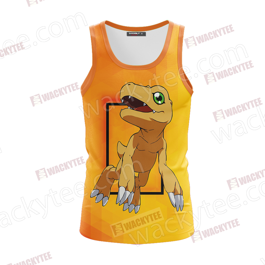 Digimon - Greymon Unisex 3D Tank Top