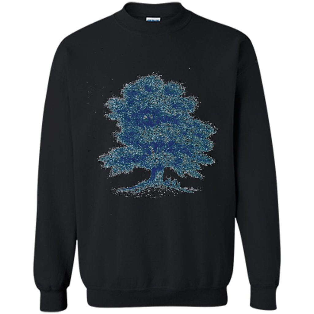Maple Tree T-Shirt. Tree Natural Maple Tree T-shirt Black