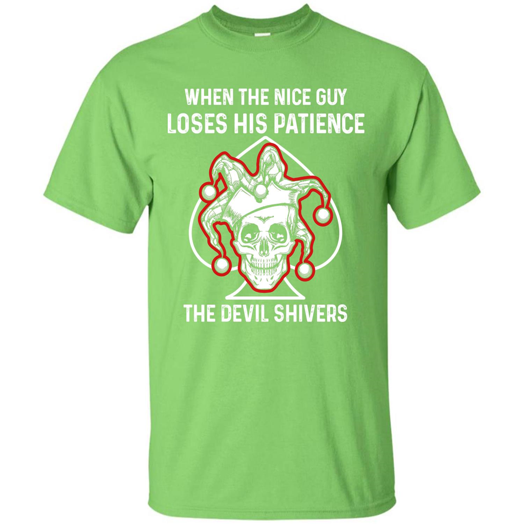 Jocker T-shirt When The Nice Guy Loses His Patience Lime