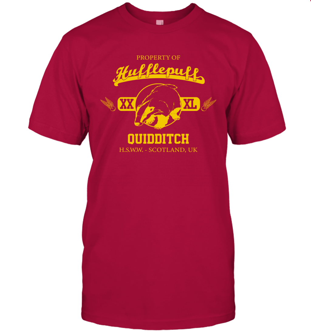 Property Of Hufflepuff Quidditch Harry Potter T-Shirt T-Shirt Cardinal