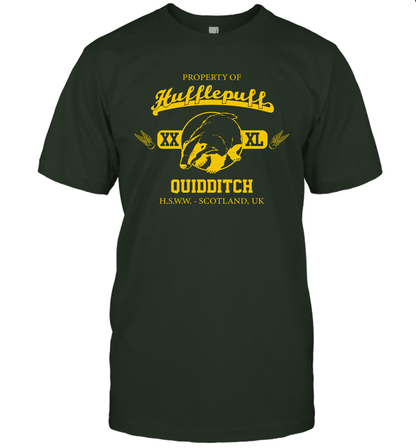Property Of Hufflepuff Quidditch Harry Potter T-Shirt T-Shirt Forest Green