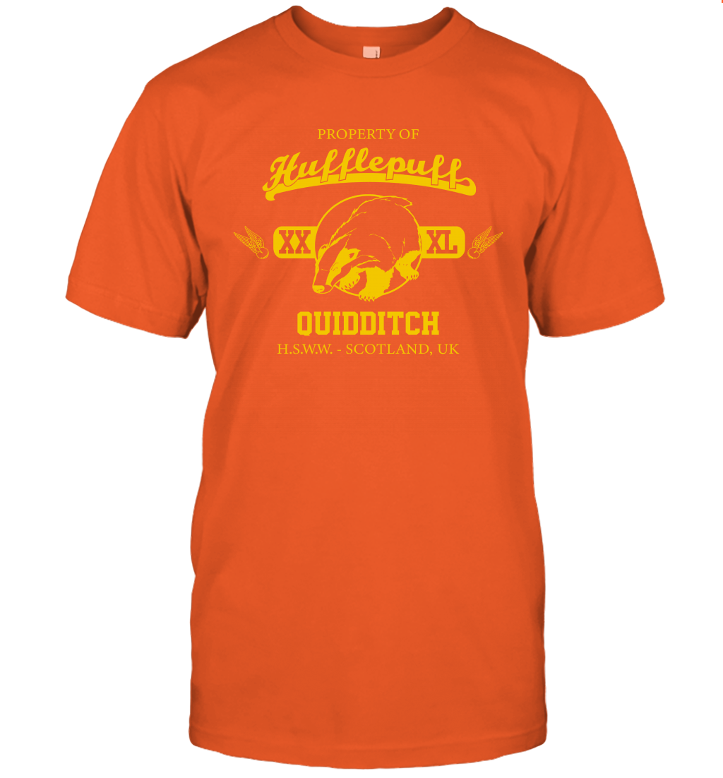 Property Of Hufflepuff Quidditch Harry Potter T-Shirt T-Shirt Orange