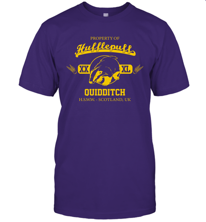 Property Of Hufflepuff Quidditch Harry Potter T-Shirt T-Shirt Purple