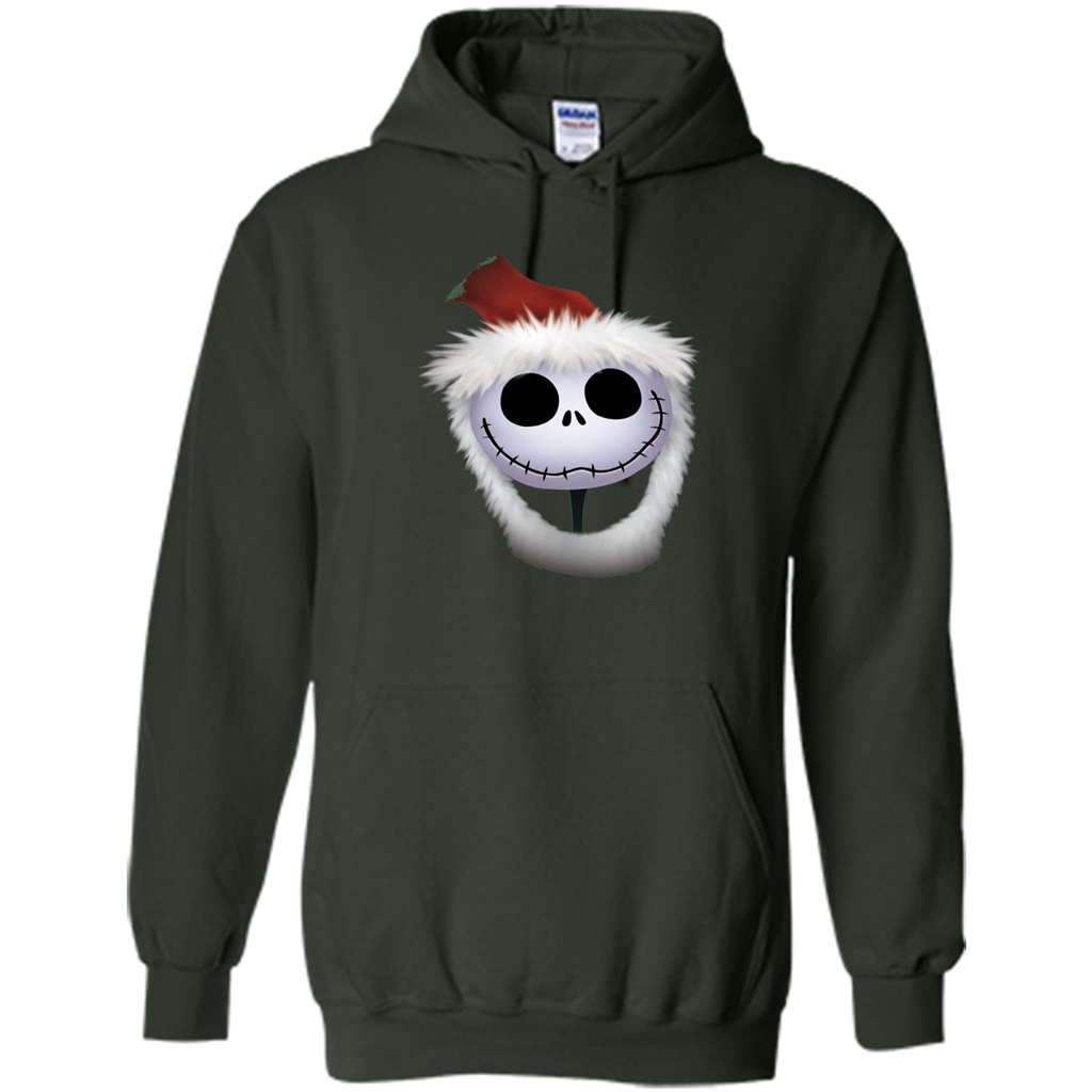 Nightmare Before Christmas Santa T-shirt Forest Green