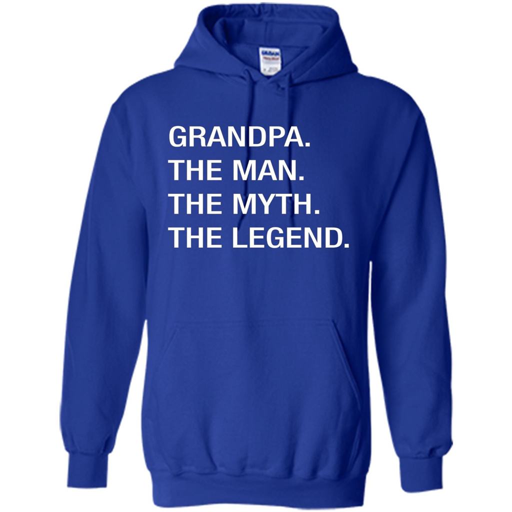Fathers Day T-shirt Grandpa The Man. The Myth. The Legend Royal