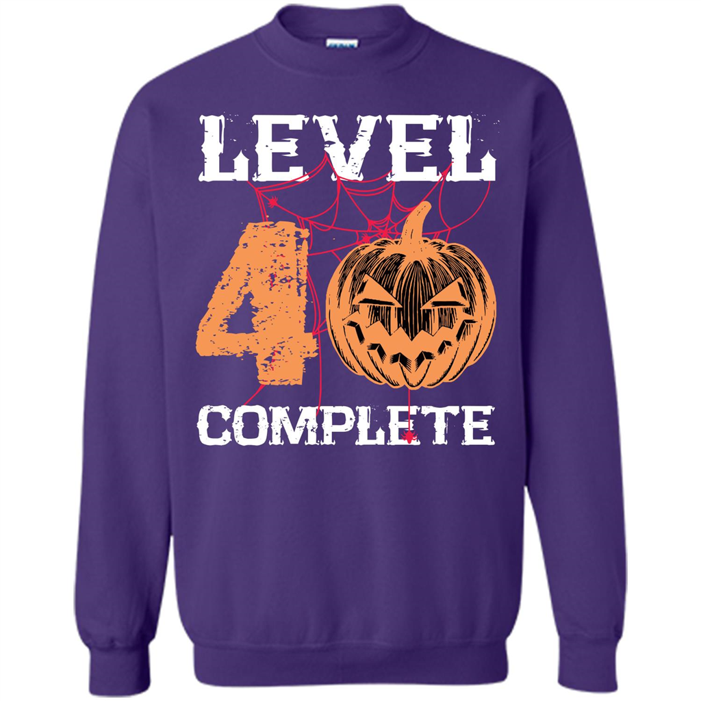 Halloween T-shirt Level 40 Complete Purple