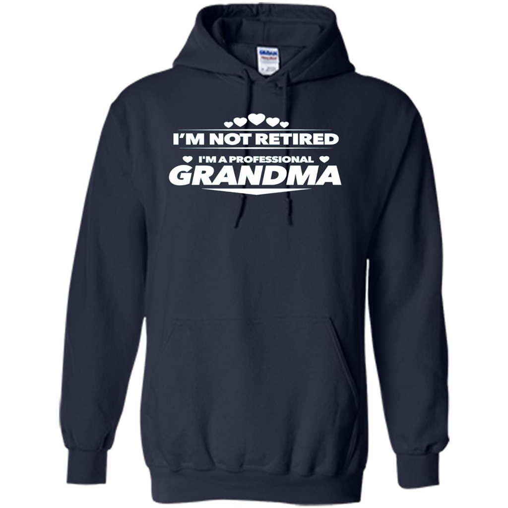 I'm Not Retired I'm A Professional Grandma T-shirt Navy