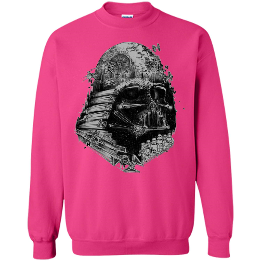 Movie T-shirt Darth Vader Build The Empire Graphic T-shirt Heliconia