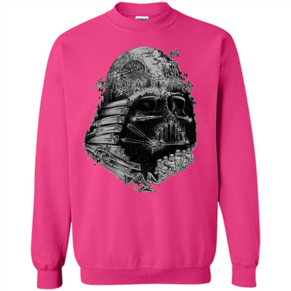 Movie T-shirt Darth Vader Build The Empire Graphic T-shirt Heliconia