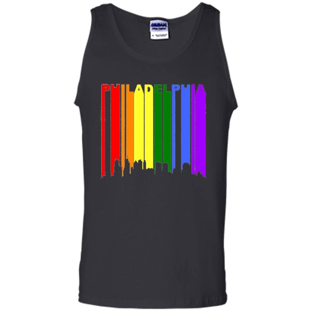 Philadelphia PA Downtown Rainbow LGBT Gay Pride T-shirt
