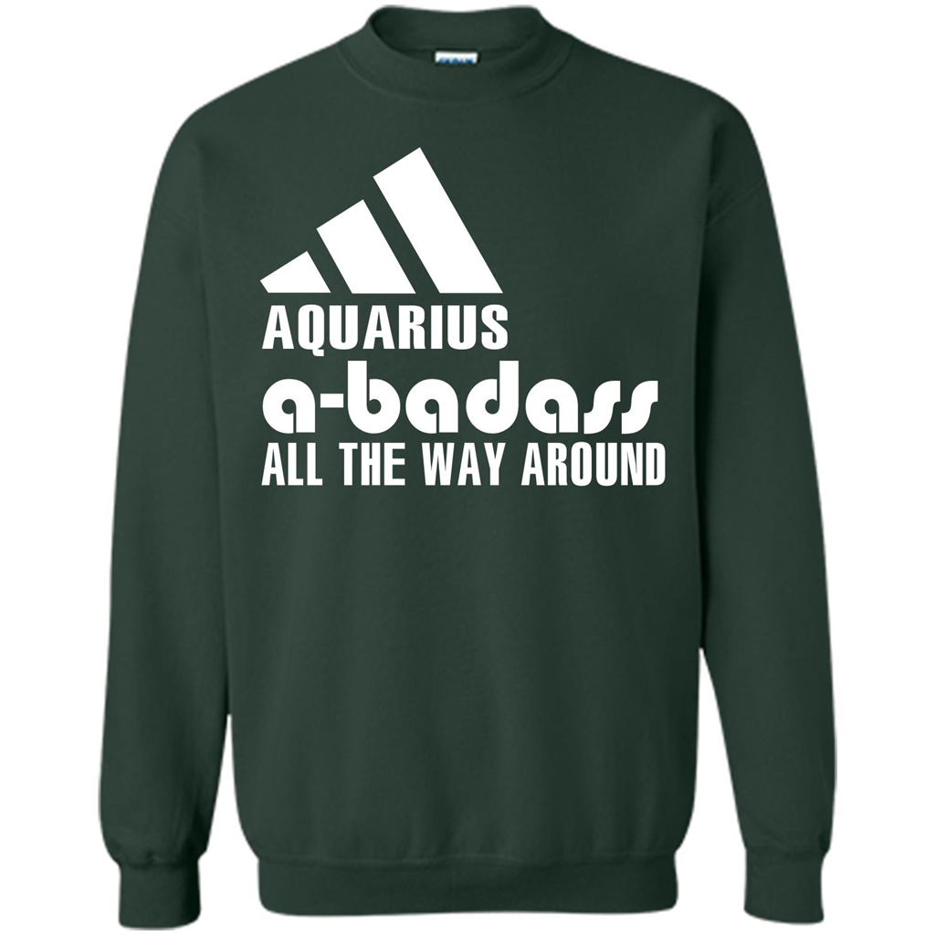 Aquarius A-Badass All The Way Around T-shirt Forest Green