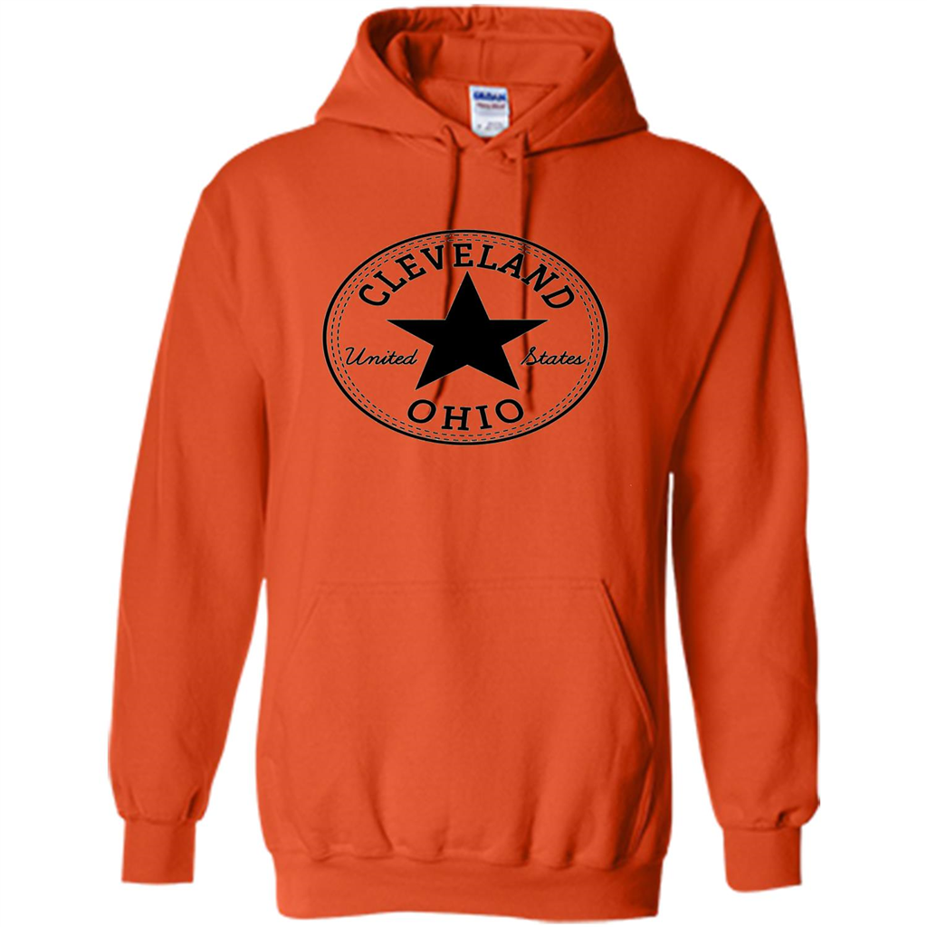 Cleveland Ohio T-shirt United States T-shirt Orange