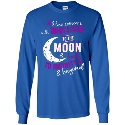 Crohn's and Colitis Awareness T-shirt Royal