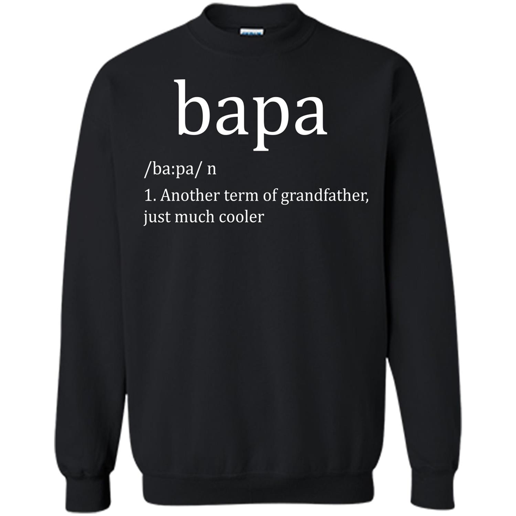 Papa T-shirt Bapa T-shirt Black