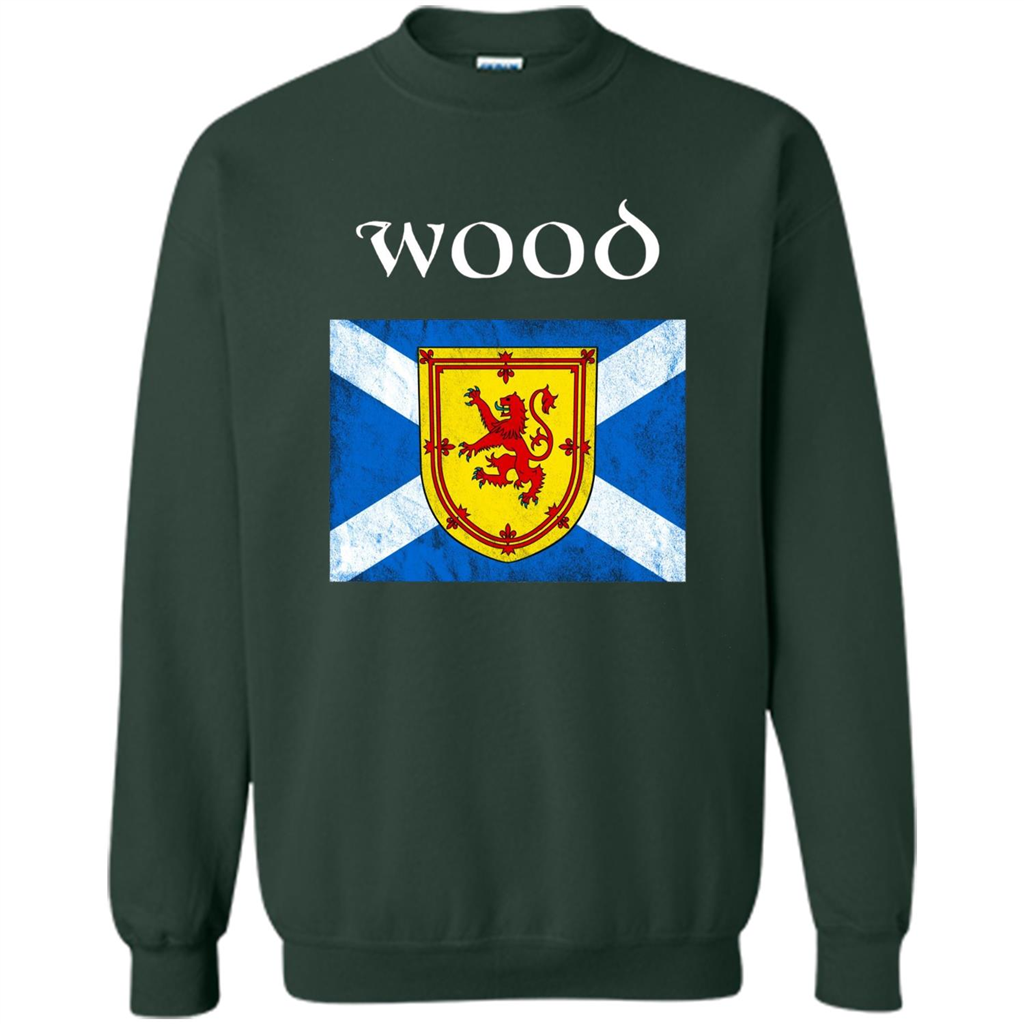 Scottish Clan Wood T-shirt Forest Green