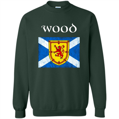 Scottish Clan Wood T-shirt Forest Green