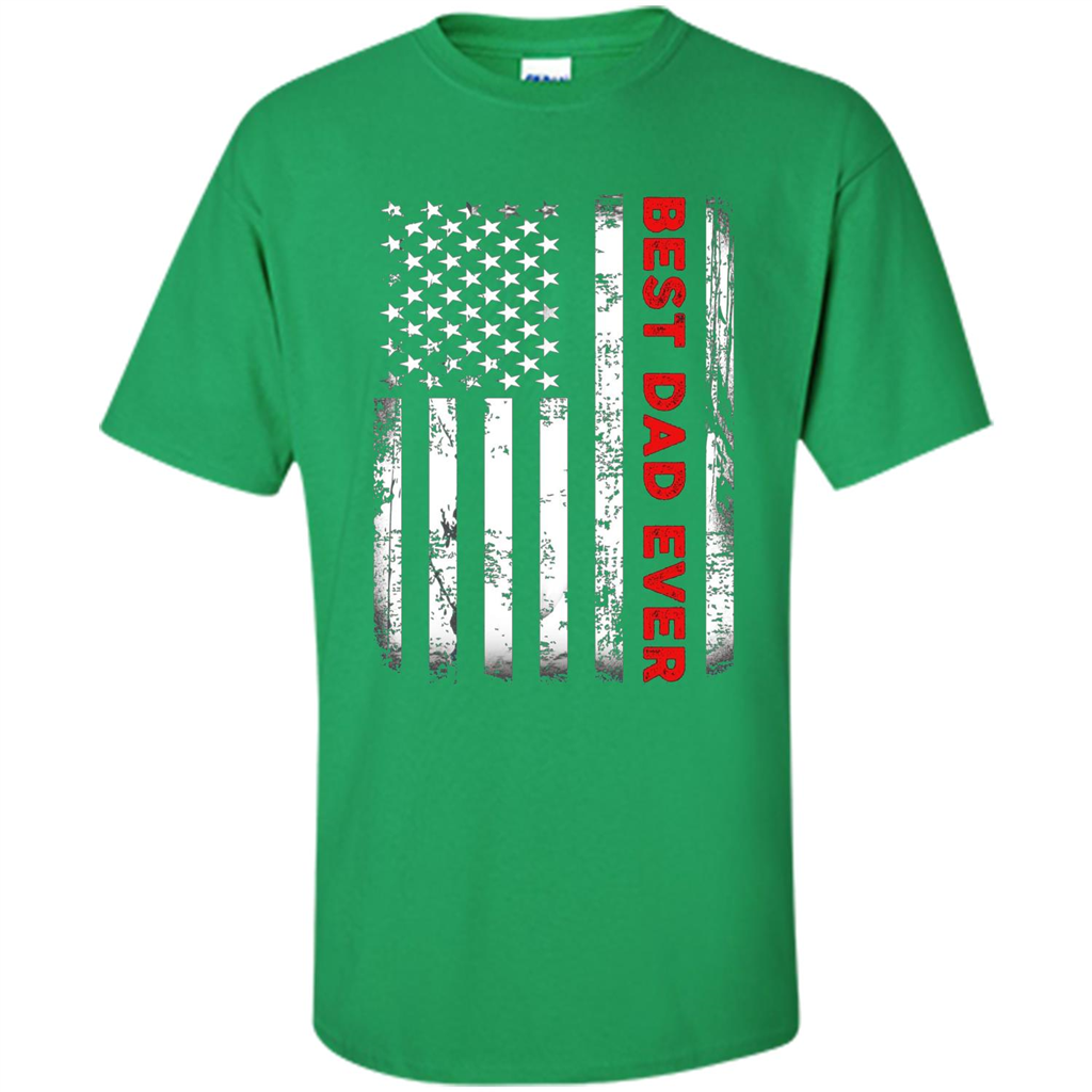 Fathers Day T-shirt Best Dad Ever Irish Green