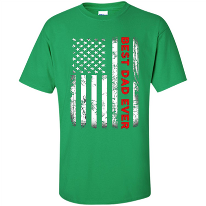 Fathers Day T-shirt Best Dad Ever Irish Green